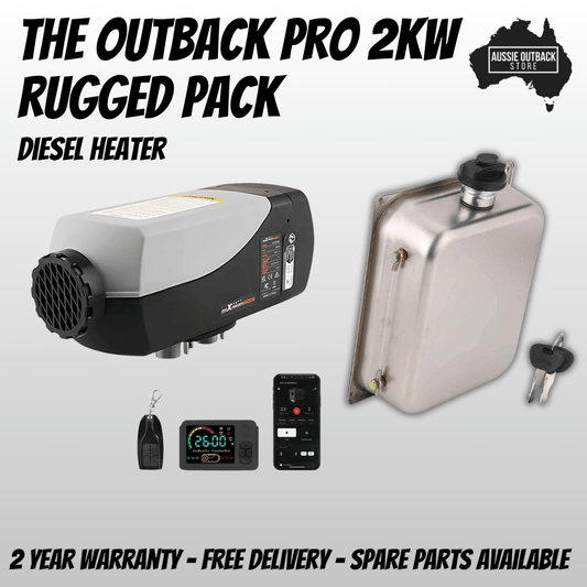 Outback PRO 2KW Diesel Heater Rugged Pack