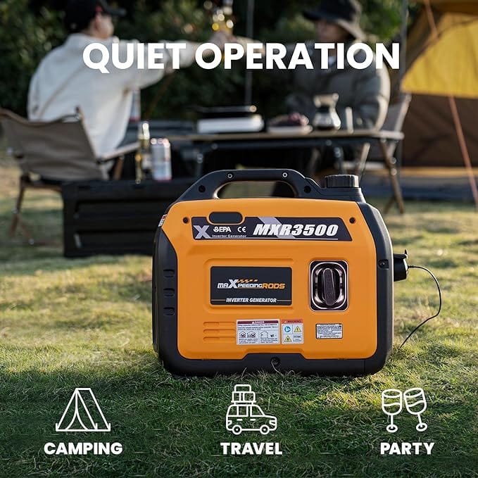 Maxpeedingrods 3.5kw Super Quiet Portable Inverter Generator