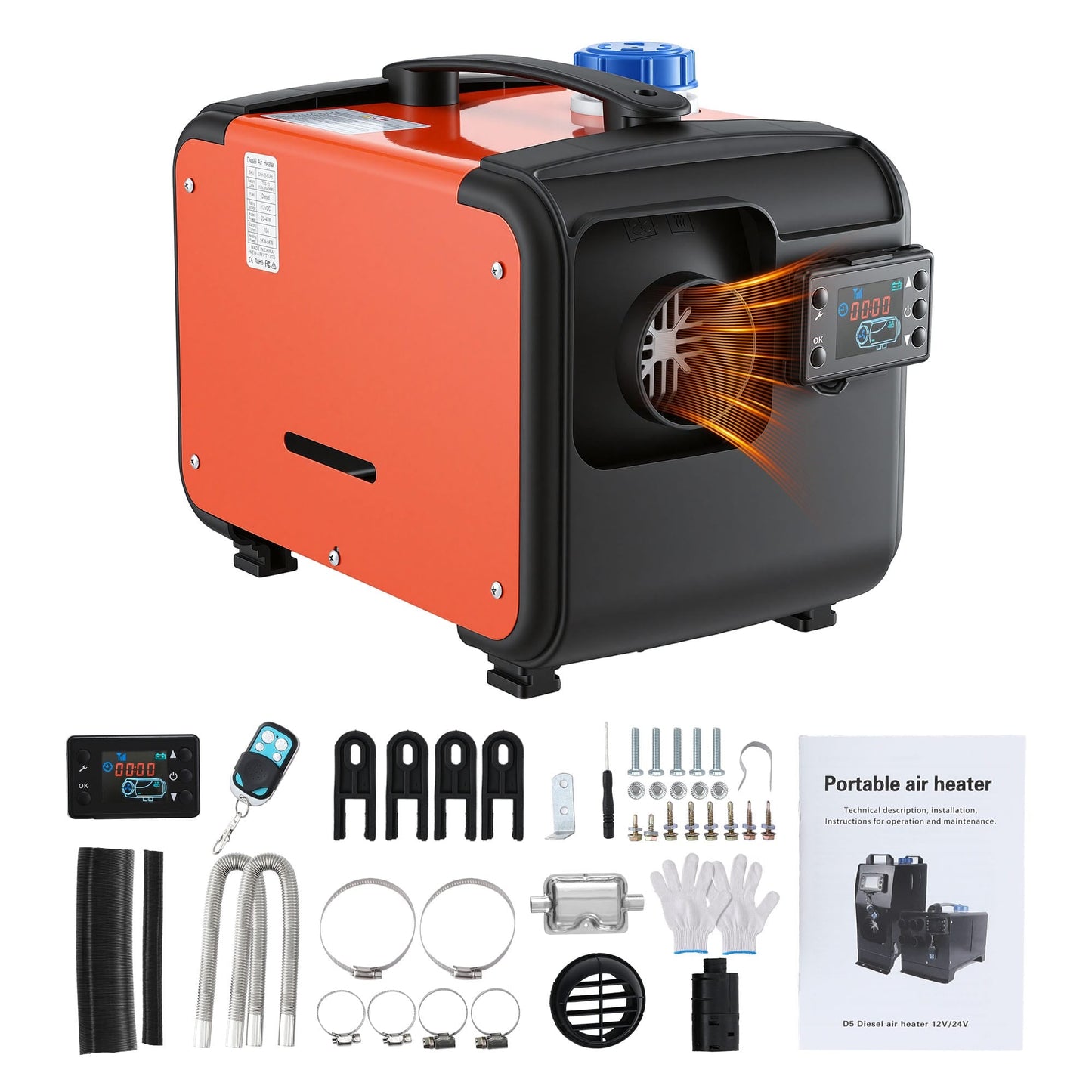 CLEARANCE Diesel Heater All-in-one 5kw Compact