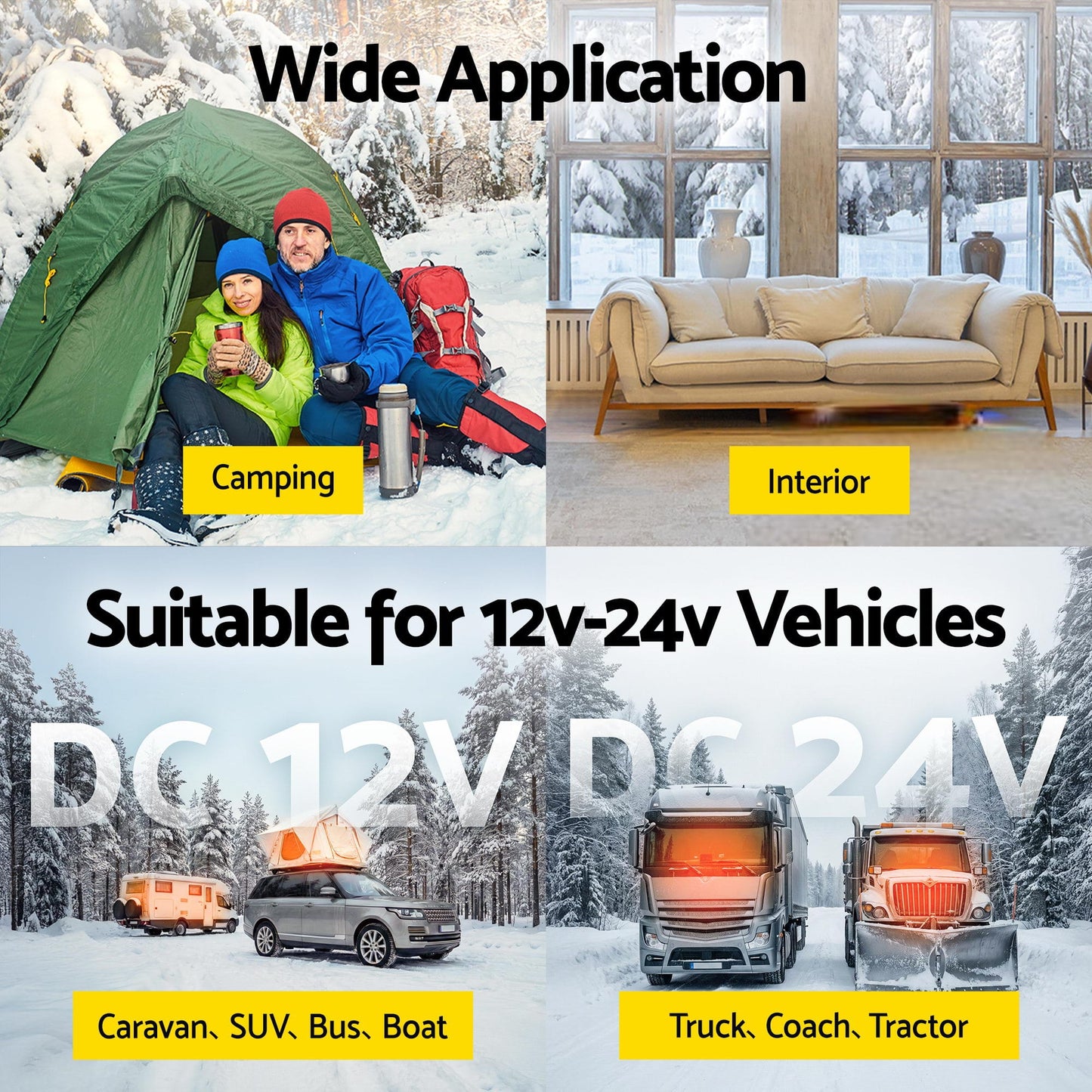 CLEARANCE Diesel Heater All-in-one 5kw Compact