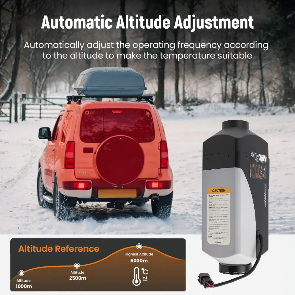Outback Pro 2KW Diesel Heater - Bluetooth APP + Remote