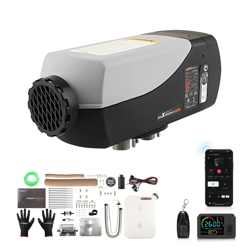 Outback Pro 2KW Diesel Heater - Bluetooth APP + Remote