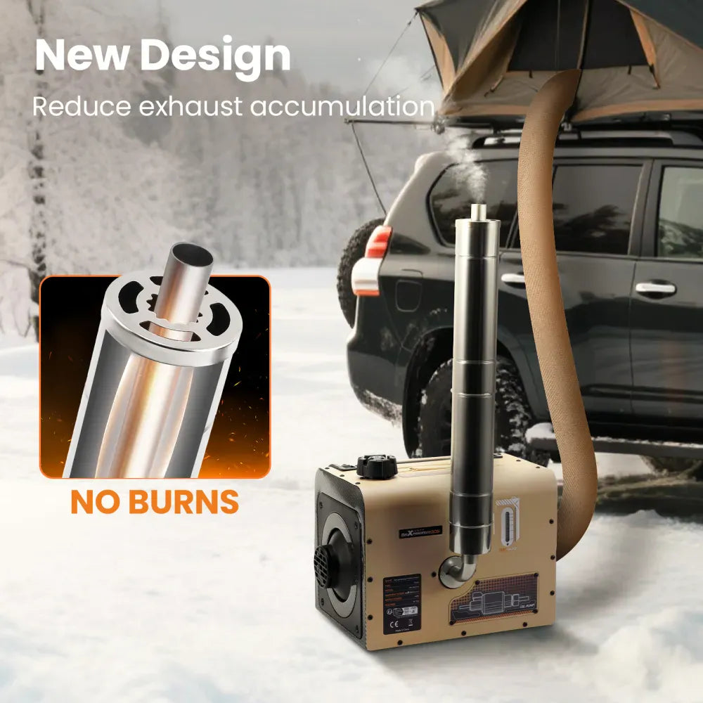 Outback Elite 12V 5KW Self-Powered Diesel Heater – Wireless Installation