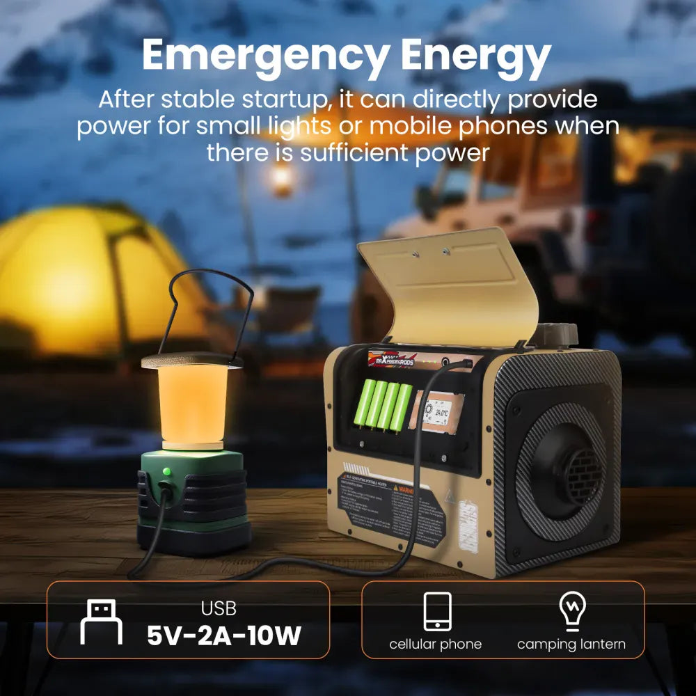 Outback Elite 12V 5KW Self-Powered Diesel Heater – Wireless Installation