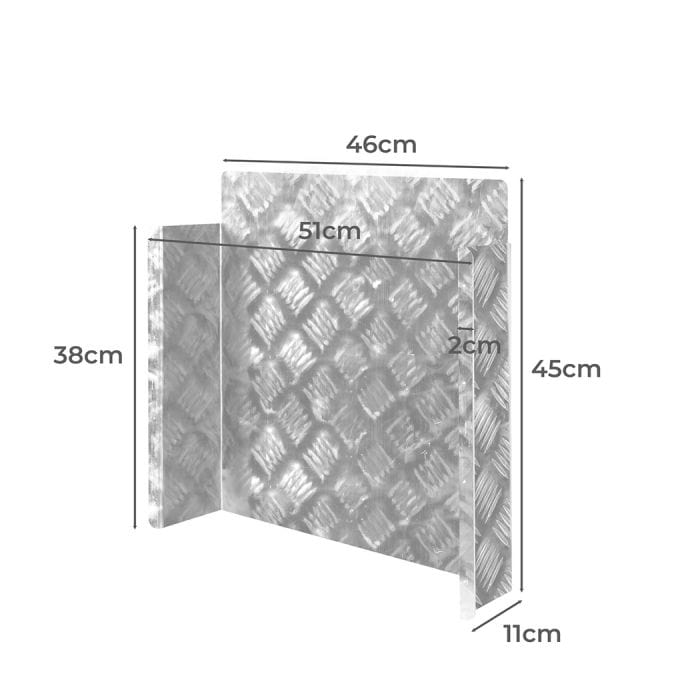 Diesel Heater Tank Cover - Silver