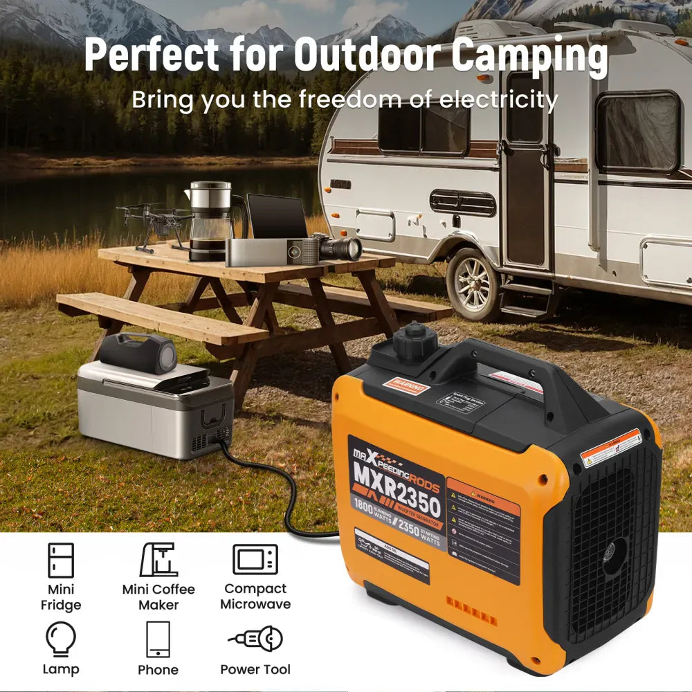 Maxpeedingrods 2kw Super Quiet Portable Inverter Generator
