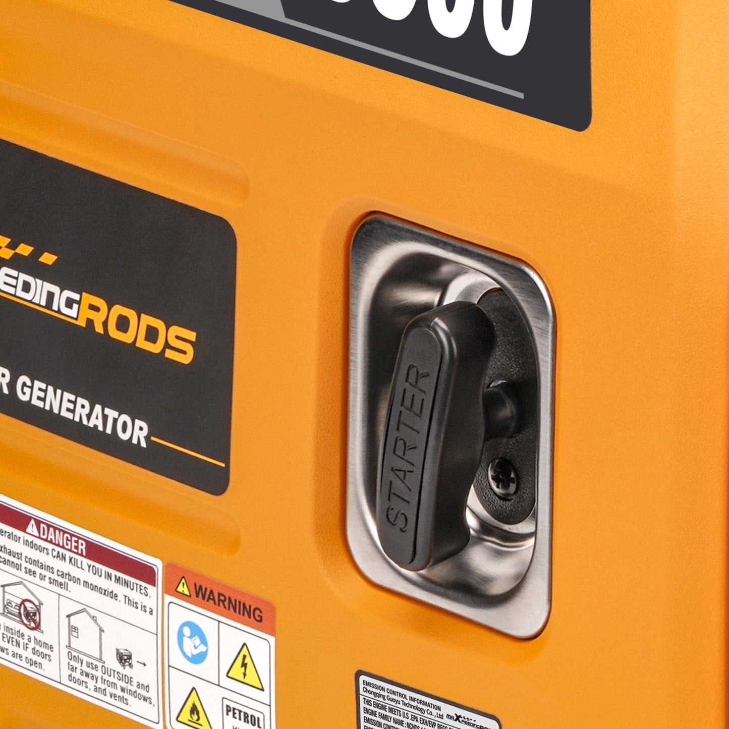 Maxpeedingrods 3.5kw Super Quiet Portable Inverter Generator