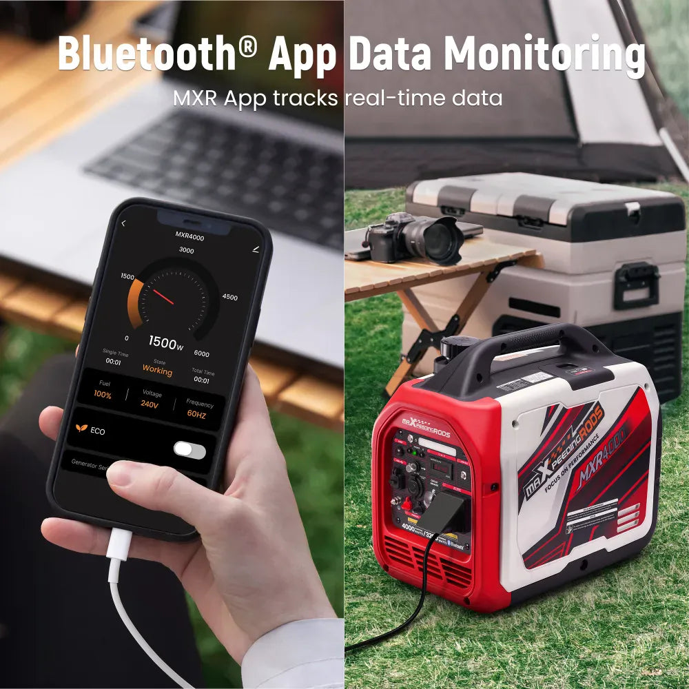 Maxpeedingrods Portable 4kW Inverter Generator