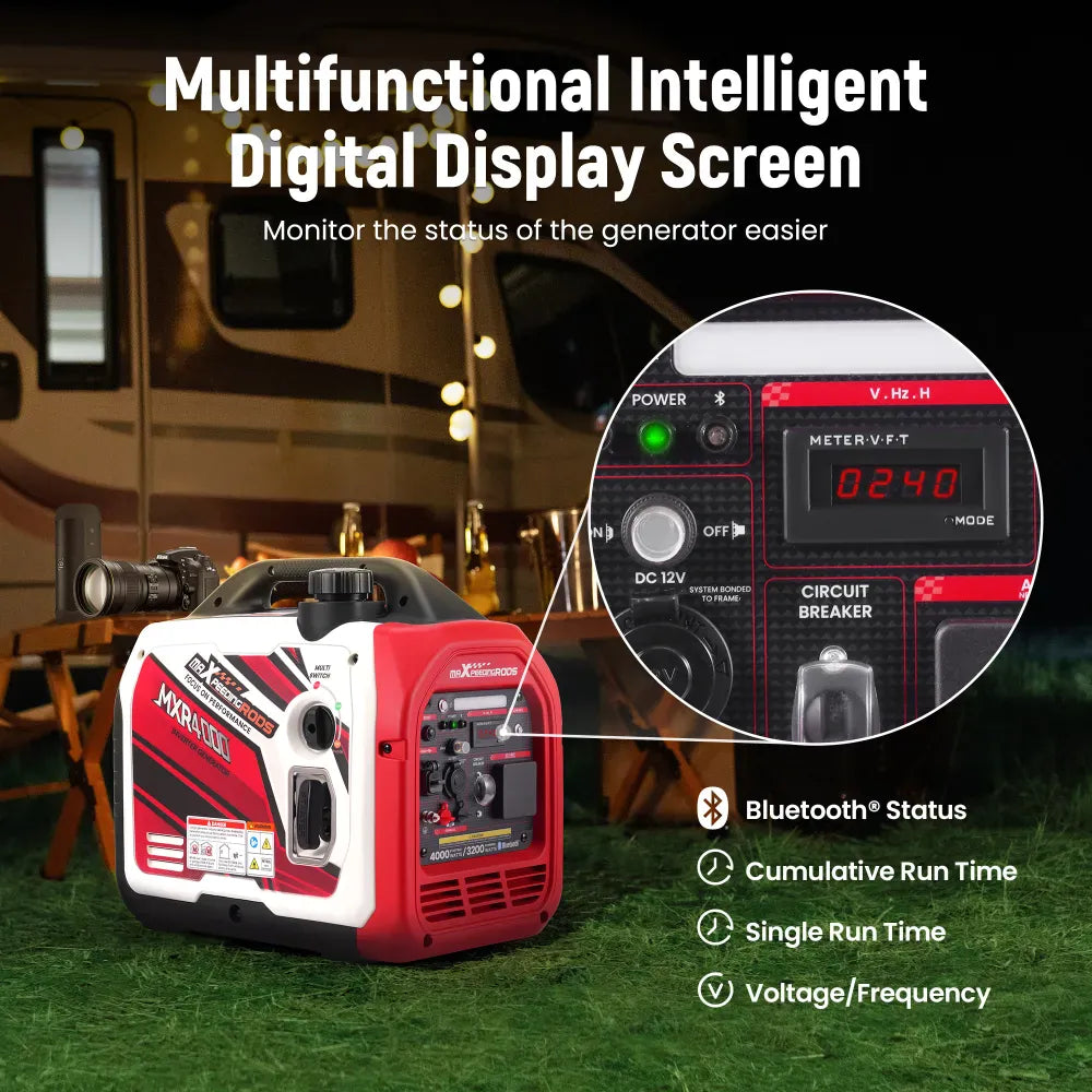 Maxpeedingrods Portable 4kW Inverter Generator