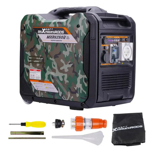 Maxpeedingrods Inverter Generator 5.5KW Max 5.0KW Pure Sine Generator Electric Start