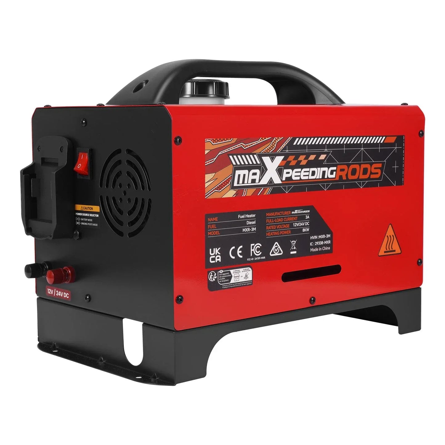 Outback Pro 8KW Portable Diesel Air Heater Compact– 12V Bluetooth LCD + APP Control