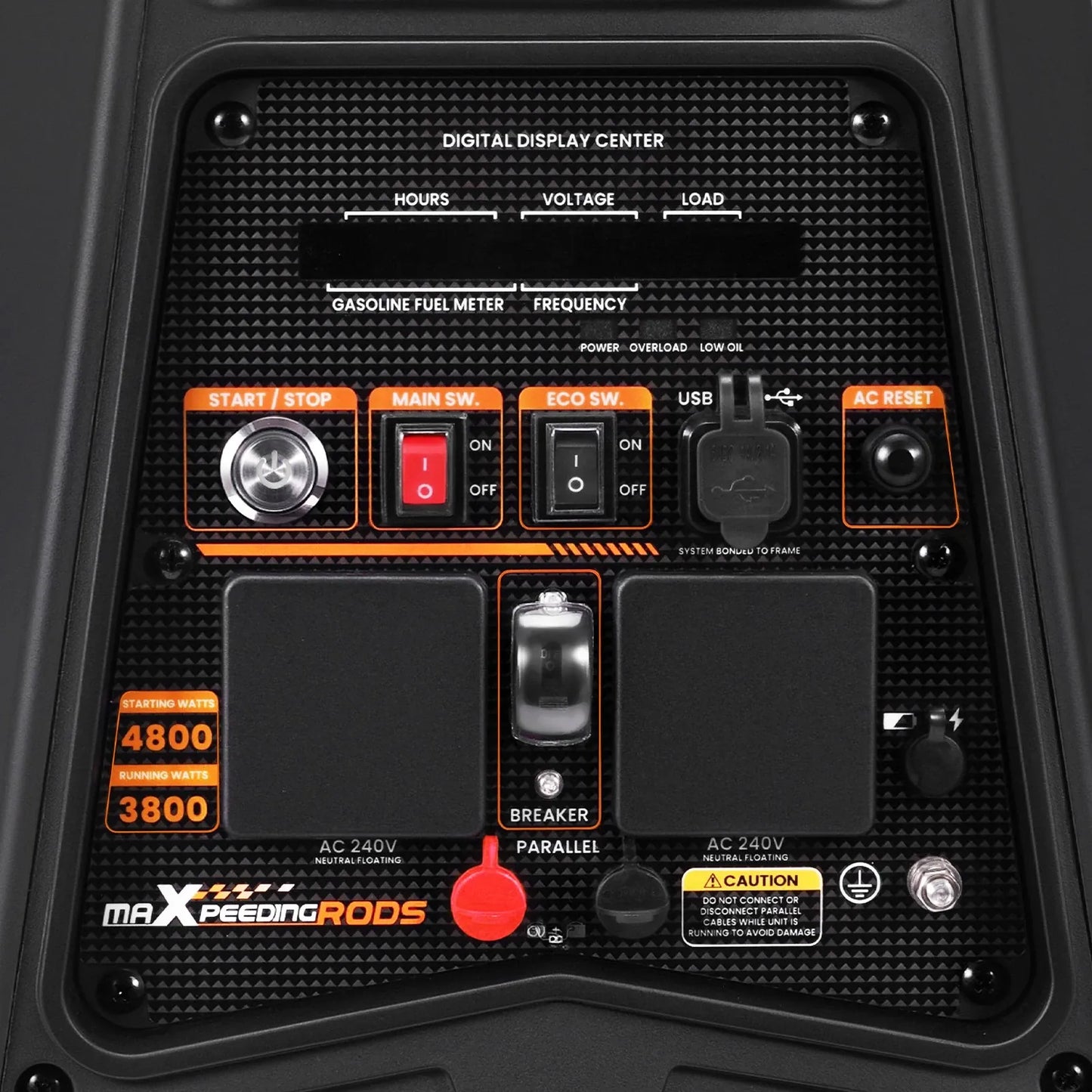 Maxpeedingrods Portable 4.8kW Inverter Generator